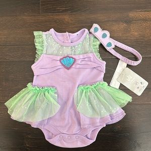Disney Baby The Little Mermaid Onsie and Headband Set